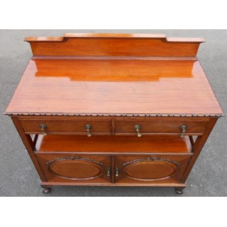 Edwardianischer antiker Mahagoni Chiffonier Sideboard englisch ca 1910