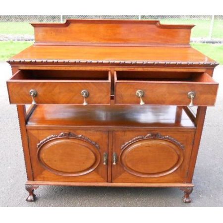 Edwardianischer antiker Mahagoni Chiffonier Sideboard englisch ca 1910