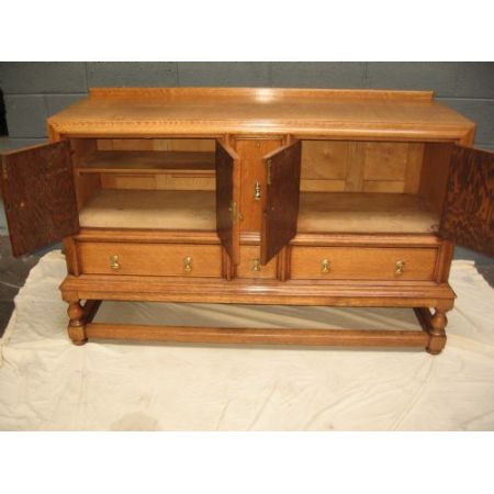 Antikes britisches Eichen Sideboard ca 1920