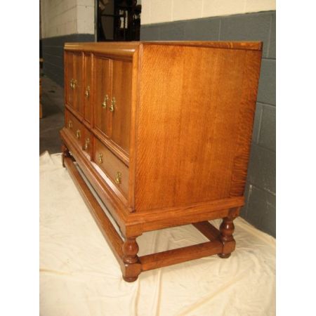 Antikes britisches Eichen Sideboard ca 1920