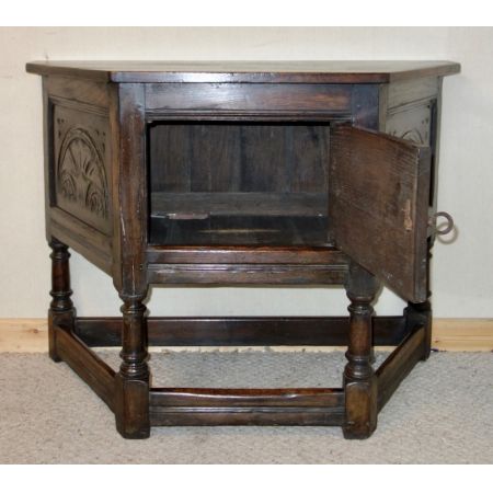 Englisches viktorianisches Eichen Sideboard antik ca 1860