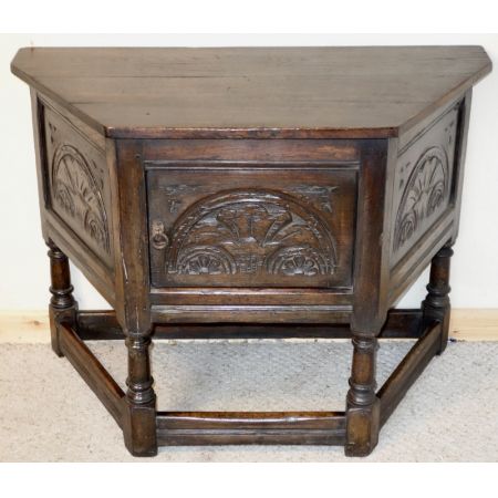 Englisches viktorianisches Eichen Sideboard antik ca 1860