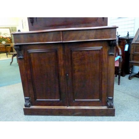 Antikes viktorianisches Mahagoni Sideboard britisch ca 1860