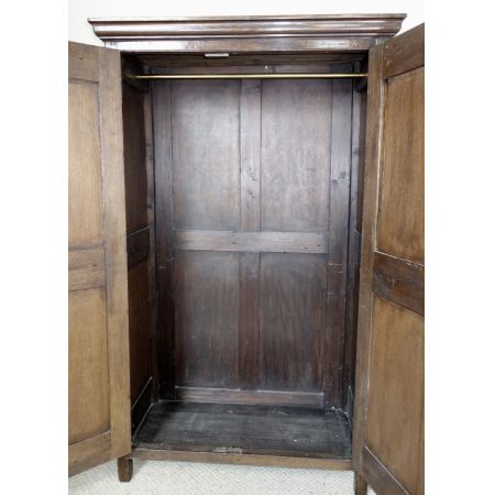 Antiker britischer Eichen Kleiderschrank ca 1910