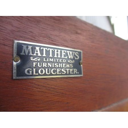 Edwardianischer antiker Mahagoni Kleiderschrank englisch ca 1890