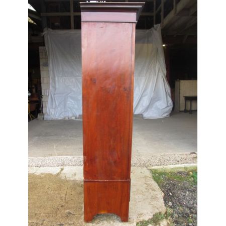 Edwardianischer antiker Mahagoni Kleiderschrank englisch ca 1890
