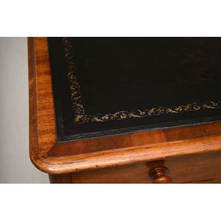 Englischer antiker Birken Schreibtisch viktorianisch ca 1850