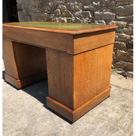 Original antiker Eichen Schreibtisch britisch ca 1900