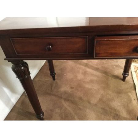 William IV Antiker Englischer Mahagoni Schreibtisch ca. 18. Jh.