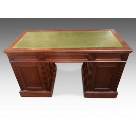 Viktorianischer Nussbaum Schreibtisch antik ca 1880