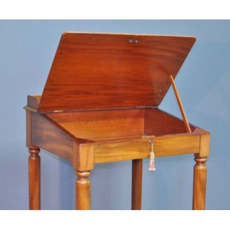 Viktorianischer Mahagoni Schreibtisch antik ca 1880