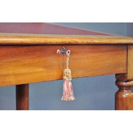 Viktorianischer Mahagoni Schreibtisch antik ca 1880