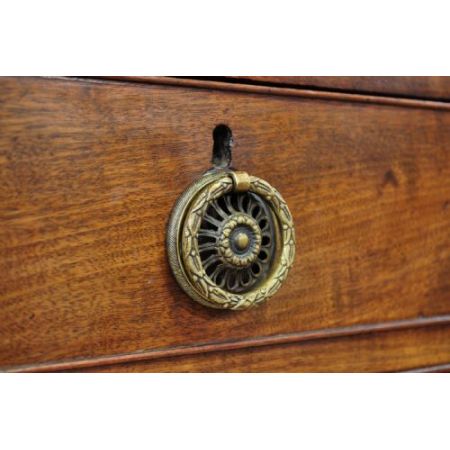 Antiker viktorianischer Mahagonischreibtisch ende 19 Jahrhundert