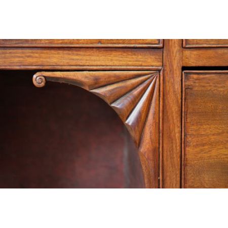 Antiker viktorianischer Mahagonischreibtisch ende 19 Jahrhundert