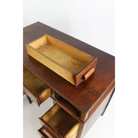 Art Deco Eichen Kinderschreibtisch antik ca 1930