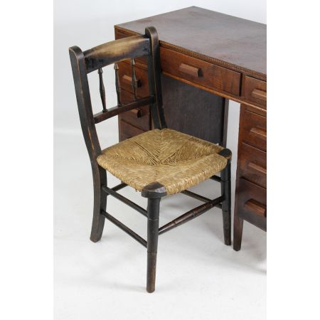 Art Deco Eichen Kinderschreibtisch antik ca 1930