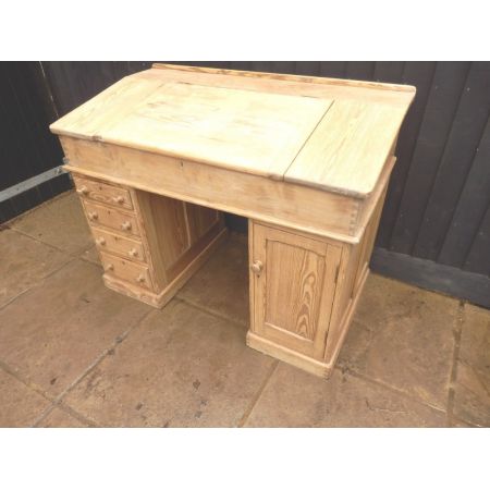 Antiker Kiefer Schreibtisch ca 1910