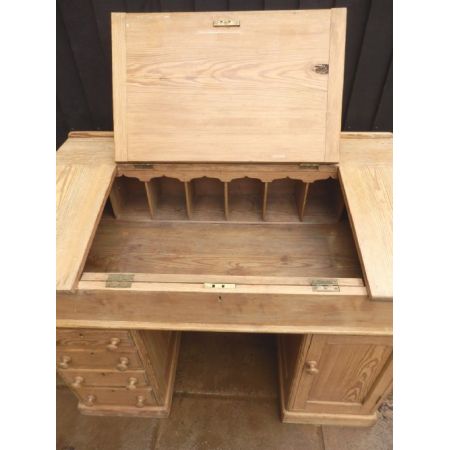 Antiker Kiefer Schreibtisch ca 1910