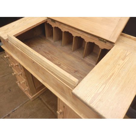 Antiker Kiefer Schreibtisch ca 1910