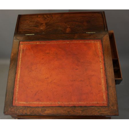 Regency Palisander Davenport Schreibtisch antik ca 1800