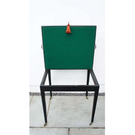 Viktorianischer Mahagoni campaign Schreibtisch antik ca 1880