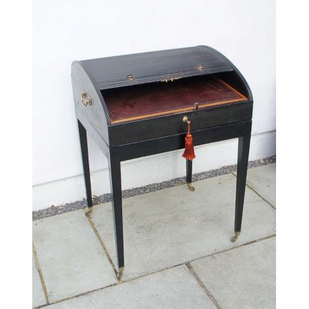 Viktorianischer Mahagoni campaign Schreibtisch antik ca 1880