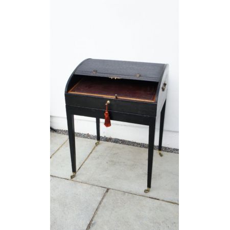 Viktorianischer Mahagoni campaign Schreibtisch antik ca 1880