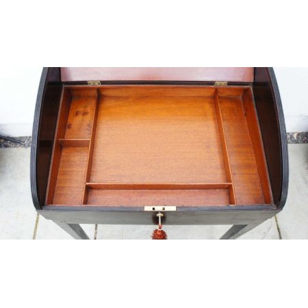 Viktorianischer Mahagoni campaign Schreibtisch antik ca 1880