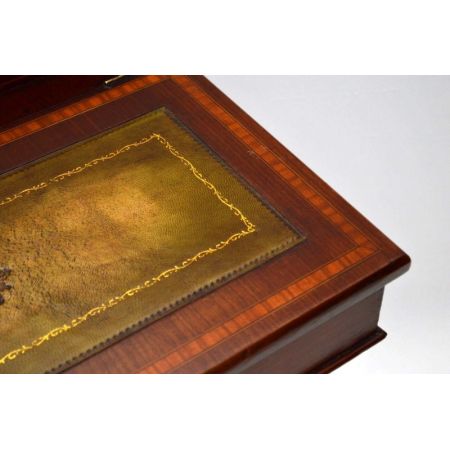 Edwardianischer Davenport Schreibtisch englisch antik ca 1900