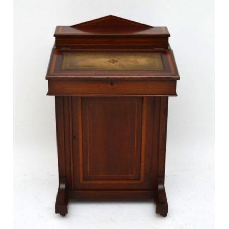 Edwardianischer Davenport Schreibtisch englisch antik ca 1900