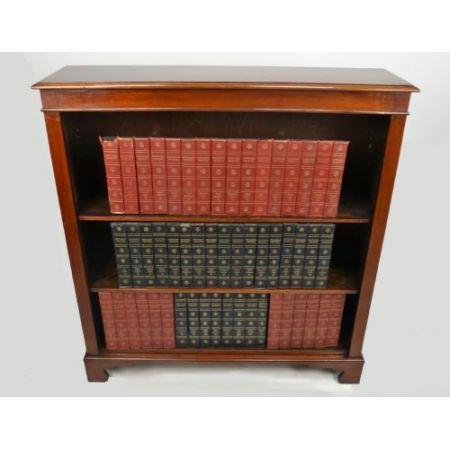 Viktorianisches antikes Mahagoni Bücherregal britisch ca 1890