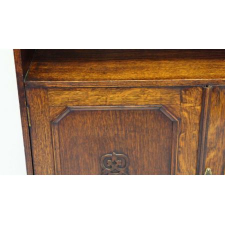 Edwardianisches Eichenbücherregal antik ca 1920