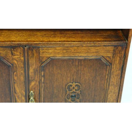 Edwardianisches Eichenbücherregal antik ca 1920