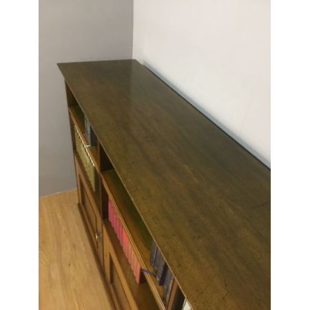 Arts and Crafts Nussbaum Bücherregal antik ca 1890