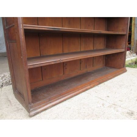 Antikes Massivholz Bücherregal Eiche 19. Jahrhundert