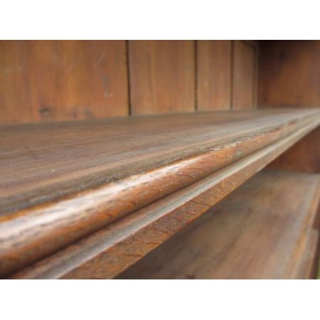 Antikes Massivholz Bücherregal Eiche 19. Jahrhundert