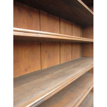 Antikes Massivholz Bücherregal Eiche 19. Jahrhundert