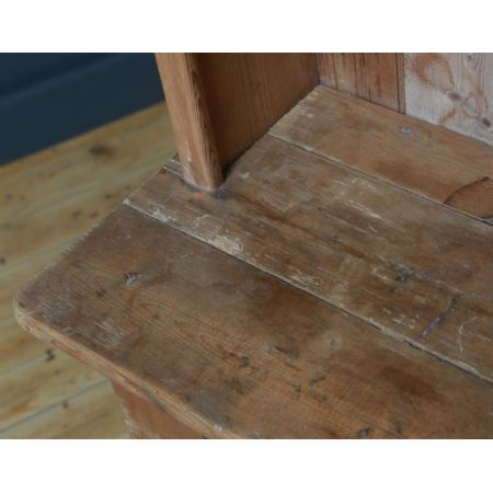 Viktorianischer Kiefernholz Bücherschrank antik ca 1880