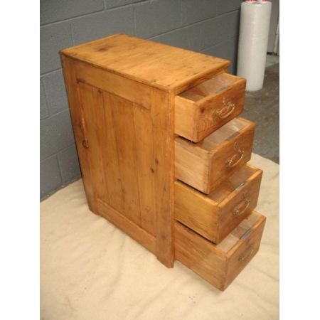 Viktorianische Kiefernholz Kommode antik ca 1900