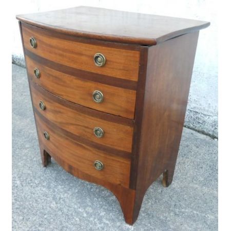 Viktorianische Massivholz Kommode Mahagoni antik ca 1850