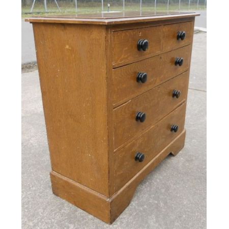 Viktorianische Kiefernholz Kommode Weichholz antik ca 1860