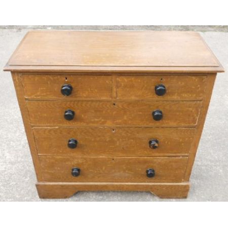 Viktorianische Kiefernholz Kommode Weichholz antik ca 1860