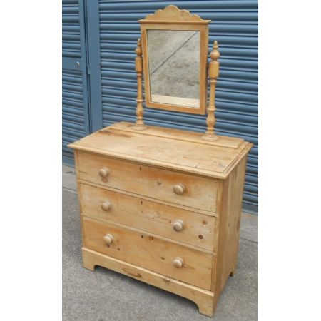 Viktorianischer Kiefernholz Schinktisch antik ca 1880