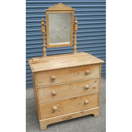 Viktorianischer Kiefernholz Schinktisch antik ca 1880