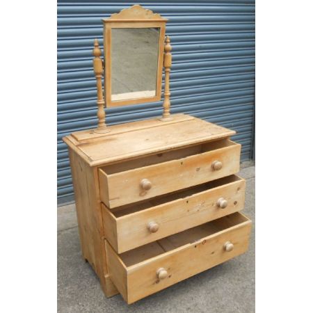 Viktorianischer Kiefernholz Schinktisch antik ca 1880