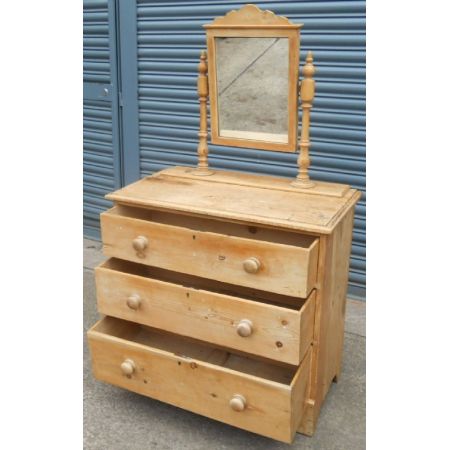 Viktorianischer Kiefernholz Schinktisch antik ca 1880