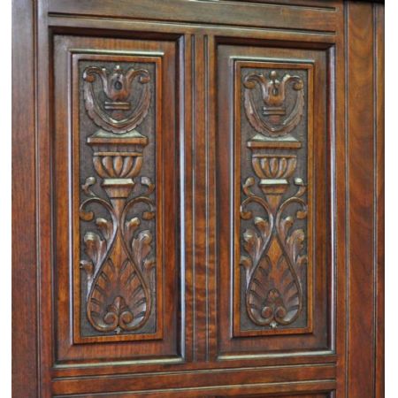 Viktorianischer Nussbaum Kleiderschrank antik ca 1870