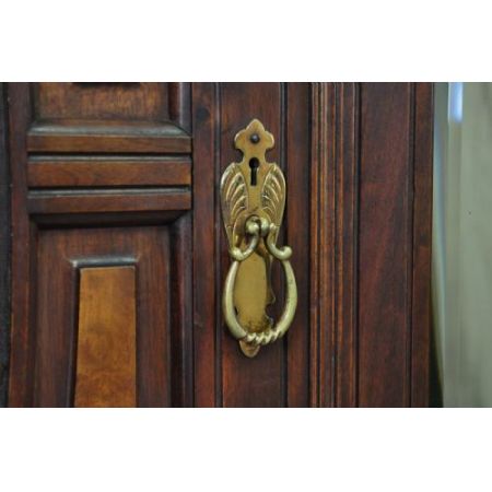 Viktorianischer Nussbaum Kleiderschrank antik ca 1870