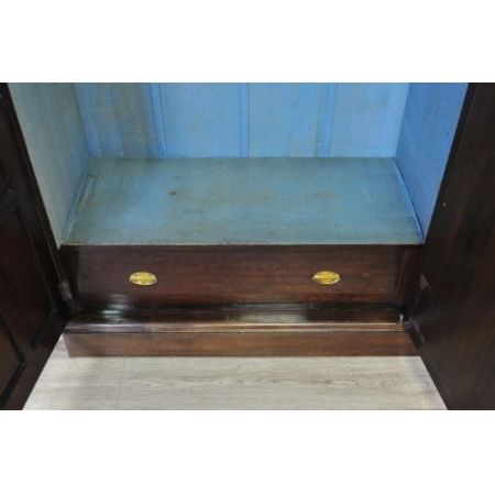 Viktorianischer Nussbaum Kleiderschrank antik ca 1870