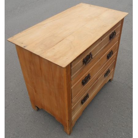 Edwardianische Nussbaum Kommode antik ca 1900